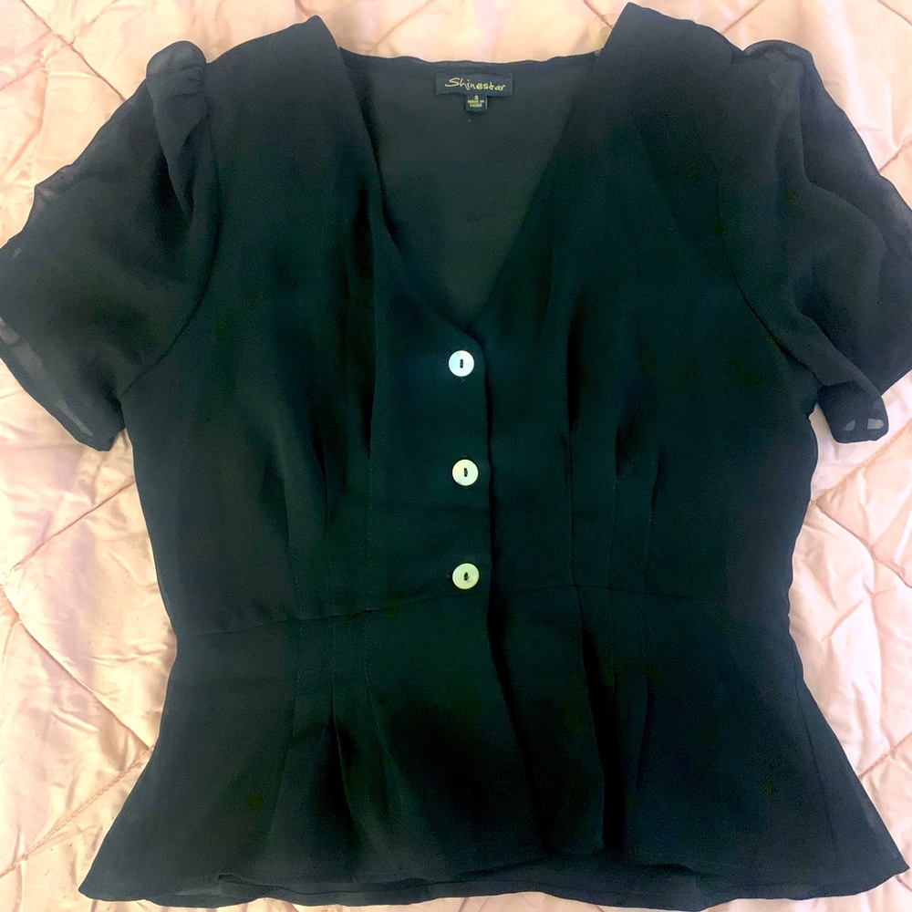 Small black blouse